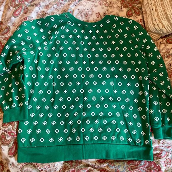 Women's DISNEY Holiday Sweatshirt Mickey Minnie XL NICE!!! - Picture 8 of 8